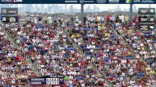 Novak Djokovic: SMILING AT ADVERSITY - US Open 2011