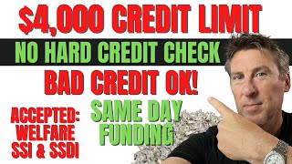 $4000 BAD CREDIT 2nd CHANCE LOAN NO HARD INQUIRY! SSDI & SSI WELFARE! Same Day FUNDING