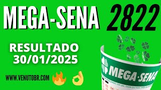 🍀 Resultado Mega-Sena 2822, resultado da mega-sena de hoje concurso 30/01