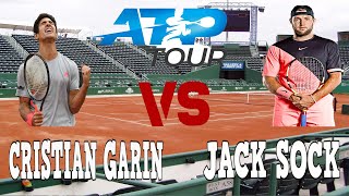 CRISTIAN GARIN VS JACK SOCK ATP HOUSTON FULL MATCH #jacksock #cristiangarin