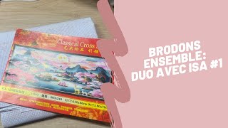 Brodons ensemble: Duo avec @Isaetsespassions #1 #crossstitch #pointdecroix #vipcrossstitch