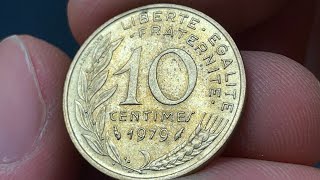 1979 France 10 Centimes Coin • Values, Information, Mintage, History, and More