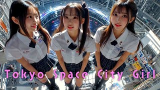 AI Vocal: AI Music Video「Tokyo Space City Girl」