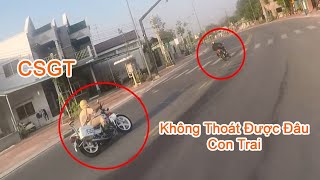 Kịch tính màn rượt đuổi giữa CSGT và thanh niên \