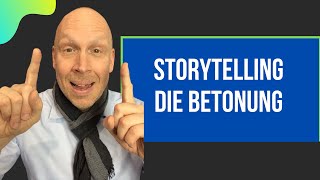 Rede halten - Storytelling, das musst Du bei der Betonung ganz besonders beachten