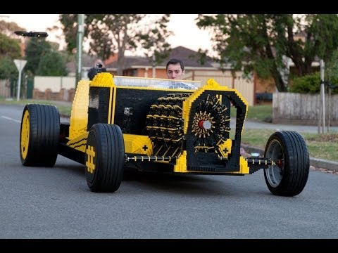Life Size Lego Car Powered by Air Life Size Lego Car Powered by Air