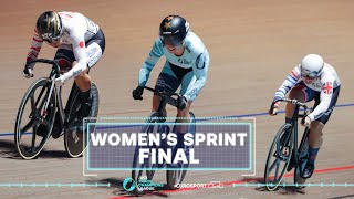 Stunning victory for Emma Hinze in Sprint final | UCI Track Champions League - Panevézys | Eurosport