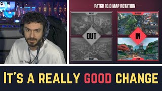 Tarik Reacts to New Map Pool Rotation in Valorant Patch 10.0!