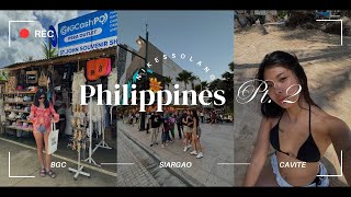 Philippines vlog pt. 2 (BGC, Siargao, Cavite)