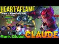 Heart Aflame Claude New Valentine Skin Gameplay - Top Global Claude by KLOD - Mobile Legends