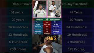 Rahul Dravid vs. Mahela Jayawardene: A Comparison #shorts #short #trending #trend #viralvideo