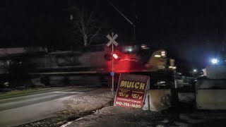 A YN2 duo and beautiful K5H horn on CSX empty ethanol train K415 in Woodbine, Maryland (4k UHD)