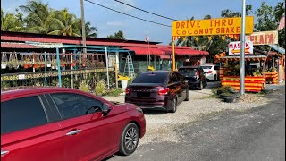 Kerana DRIVE THRU jualan gerai ini meningkat ke 300 biji kelapa sehari wowwww !!!!