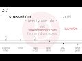 Twenty One Pilots - Stressed Out Drum Score