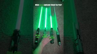 Which Green Lightsaber Would You Pick? #lightsaber