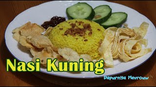 Nasi Kuning recept - met een rijstkoker || Indonesische gele feestrijst