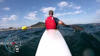 Surfski for beginners. My first race with the Fenn Bluefin-s. Part 2