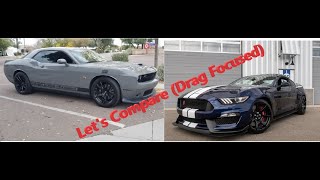 2019 Dodge Challenger 1320 (Ford GT350R VS 1320 Challenger Drag Only comparison)