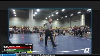 High School (9th - 10th Grade) 106 Noah Manuel Tapia Moline WC Vs Kolby McClain Victory Wrestling