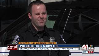 Leawood police feeling strain of nationwide officer shortage