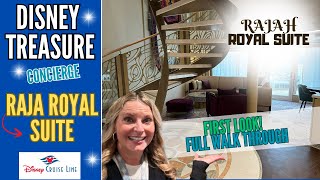 TREASURE | RAJA 2-STORY ROYAL SUITE Concierge 13000 | Full Tour FIRST LOOK | Disney Cruise Line