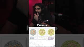 Esfand takes a colorblind test #esfandtv