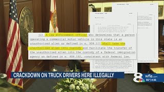 Florida law targets undocumented commercial vehicle drivers