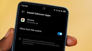 How to Allow Install Unknown Apps - Apps from Unknown Sources
