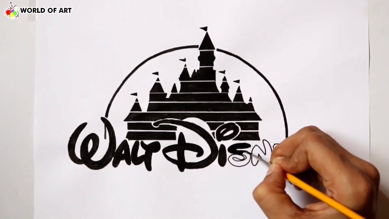 Drawing Disney Logo At Alan Moore Blog
