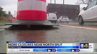 Rain slows progress on North Split project