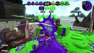 When you think you’re safe inside Booyah Bomb armor | Splatoon 2