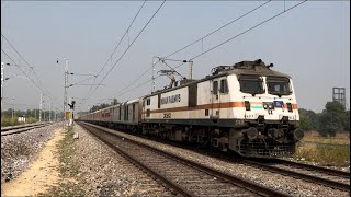 22450 New Delhi Guwahati Sampark Kranti Express Full Speed 130 Kmph// Indian Railway Videos !!