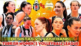 VAKIFBANK 🆚 BESIKTAS ROUND 12 TURKISH WOMEN'S VOLLEYBALL LEAGUE 2024