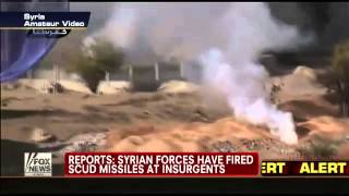 Syria   Syrian Military fire Scud Ballistic Missiles at al q