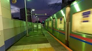 京成電鉄3000形3018F　京成船橋駅1番線発車