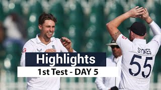 Pakistan vs England 1st Test Day 5 Highlights 2022 | Pak vs Eng