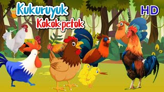Download Kukuruyuk Kokok petok | Suara Ayam Jantan Dan Ayam betina | Lagu Anak Terbaru mp3