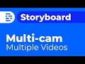 Descript Multi-cam with Multiple Videos