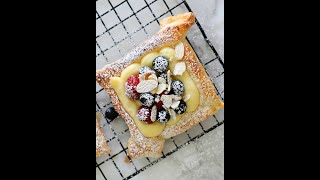 Berry Custard Pastry with Italian Crema Pasticcera