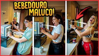 FIZ UM BEBEDOURO MALUCO E TROLLEI TODOS DA CASA!! - TROLLANDO AMIGOS [ REZENDE EVIL ]