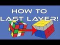 How to Solve a 3x3x3 Rubik's Cube: Easiest Tutorial (Last Layer)