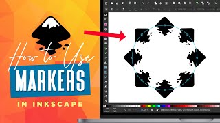 Inkscape: Use Path Markers To Repeat An Object Along A Path