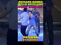 RICHARD GOMEZ SUMASAYAW KASAMA SI WILLIE REVILLAME AT RANDY SANTIAGO #shorts