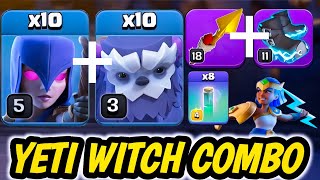 Witch Attack Strategy TH13 Yeti Needs to Know | Th13 Yeti Witch Strategy | Th13 Attack Strategy