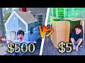 【价值挑战】$5 VS $500 小屋子