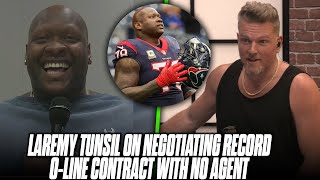 Laremy Tunsil Negotiating Record O-Line Contract With No Agent, Saint Omni Mystery | Pat McAfee Show