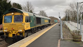 Double ended Freightliner \u0026 EMR 170516 crossover Lea Road 21/12/2024