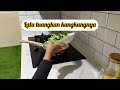 Asiyah membuat tumis kangkung | Projek sekolah | Cooking