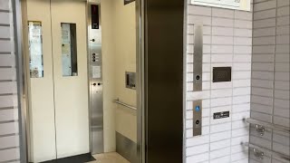 泉中央駅地上階行きTOSHIBA製エレベーター【Japanese elevator】