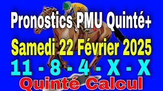 Pronostics PMU Quinté du Samedi 22 Février 2025 | Analyse et Conseils de Course à Cagnes-sur-Mer